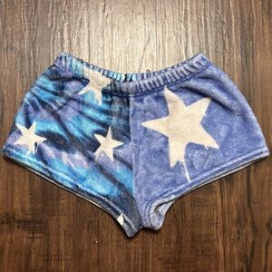 Penelope Wildberry Fuzzy Star Shorts girls 10/12